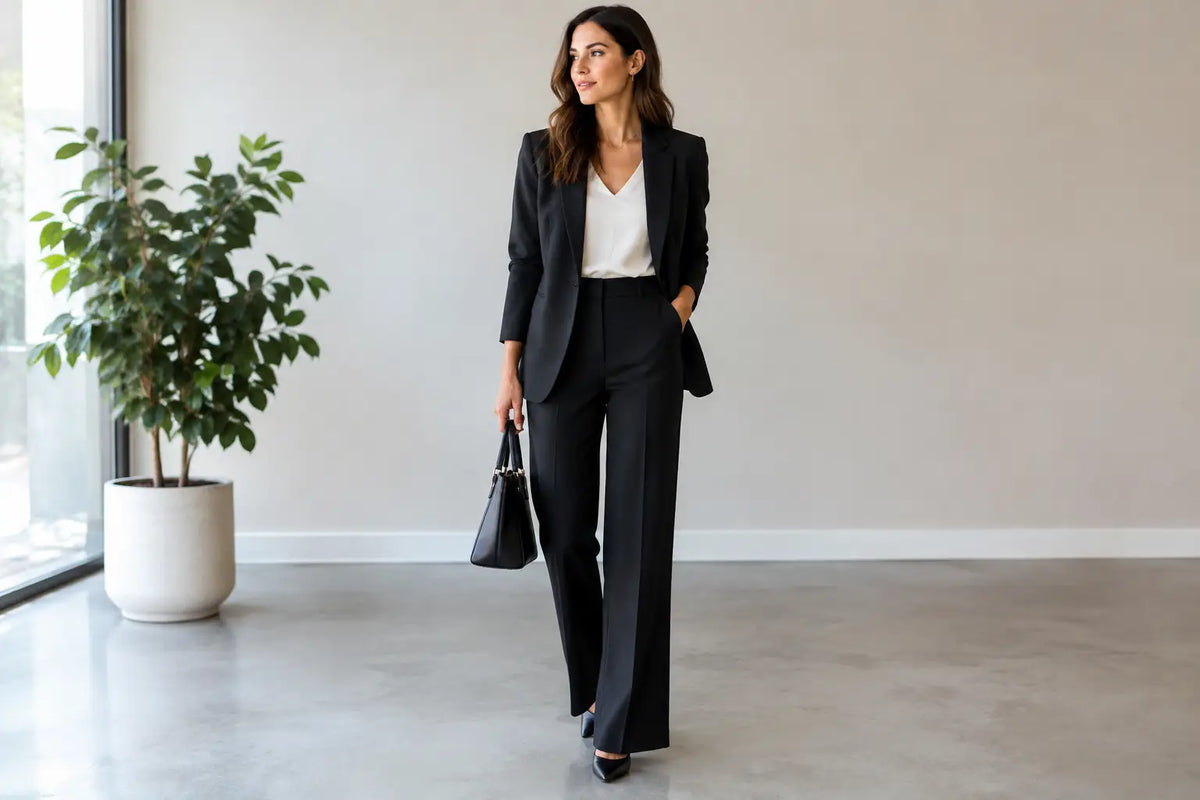 Le pantalon tailleur femme et l’allure juste