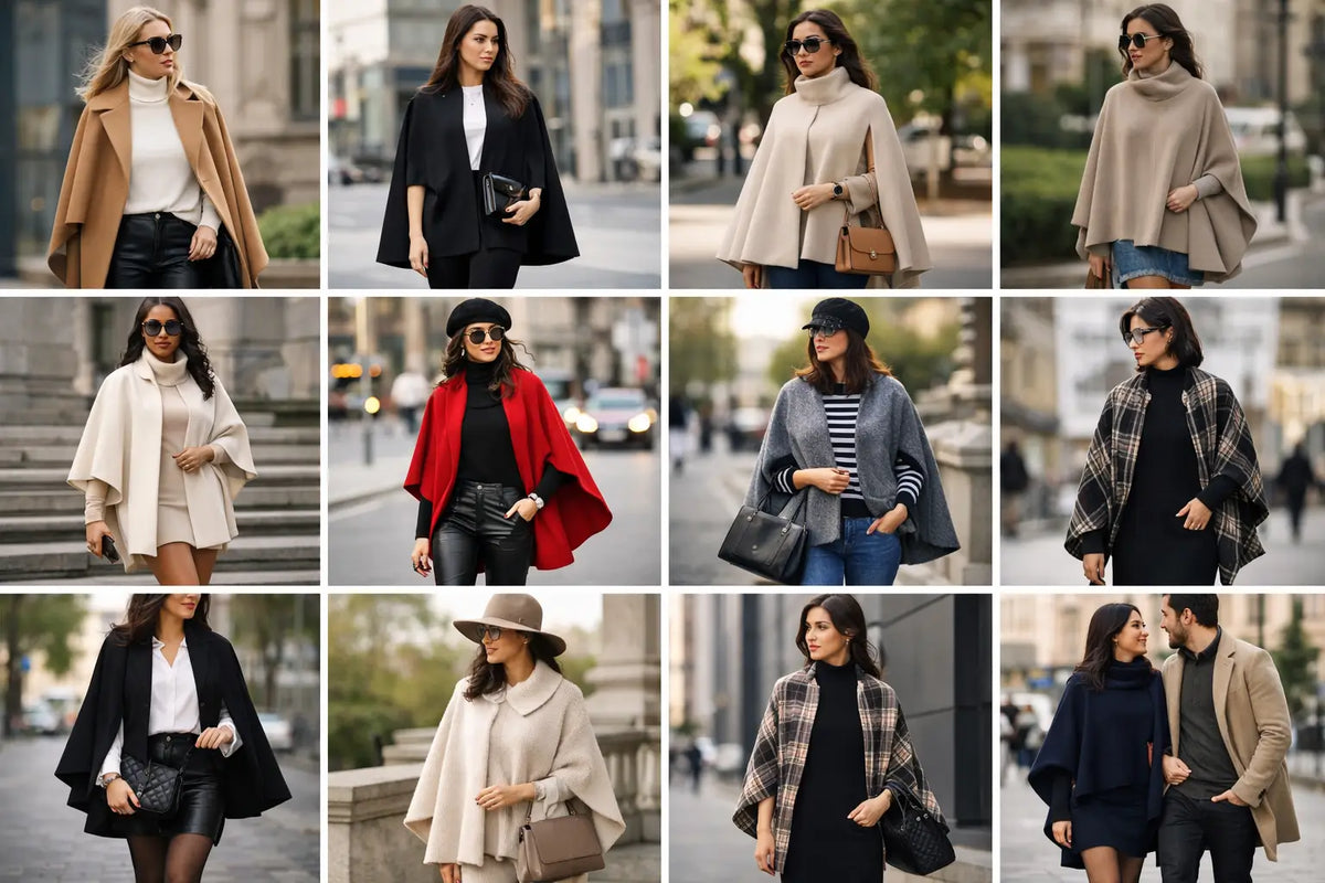 10 exemples de styling autour d’une cape