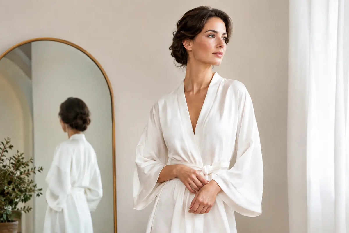 Weißes Kleid, ein zeitloser Look