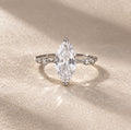 Bague de fiançailles, argenté, laiton, cristal, bague, mariage, Femme féminin fabriqué en France fabriqué à Paris, made in France, circuit cours Évènement Beaute oval