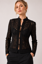 Chemise Alésia en noir