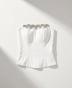 Bustier Aura, blanc