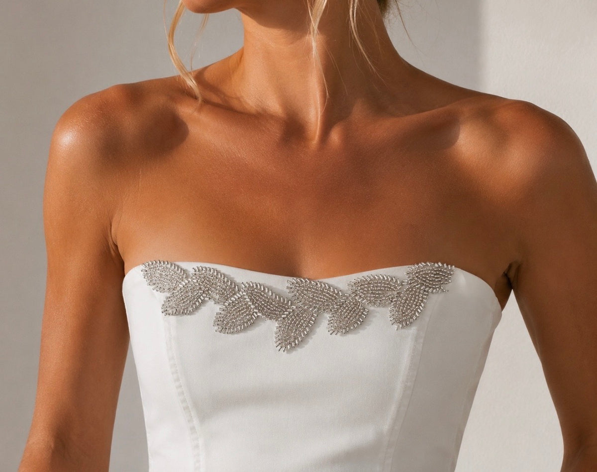 Bustier Aura, blanc