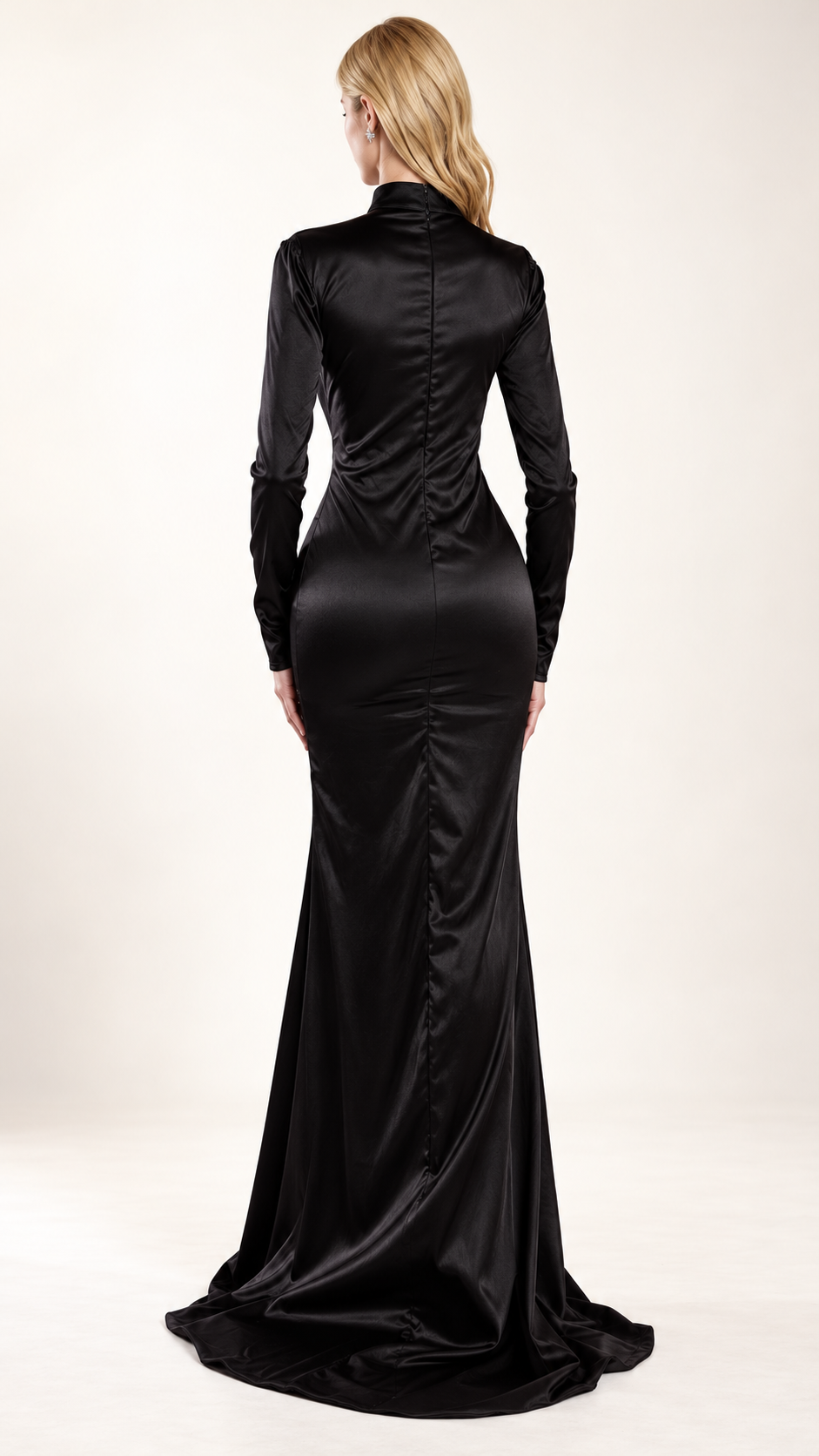 Robe Persé, noire — Vue de dos