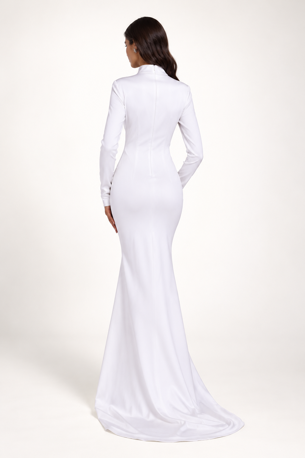 Robe Aléctrona, blanche — Vue de dos