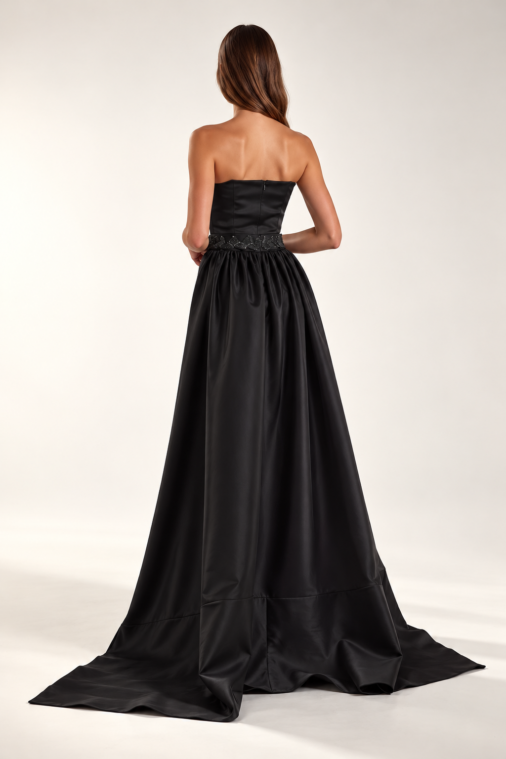 Robe Dioné, noire — Vue de dos