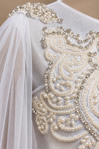 Robe Doris et voile Nésoi — Détail des finitions
