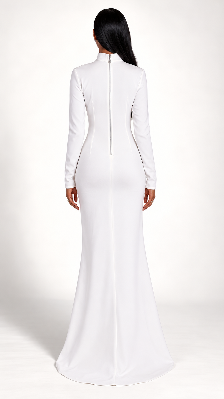 Robe Persé, blanche — Vue de dos