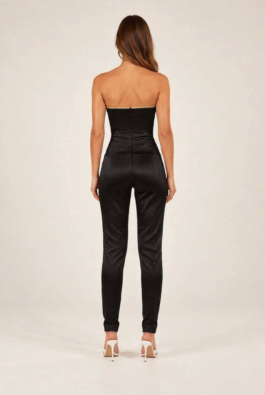 Pantalon Héra, noir — Vue de dos