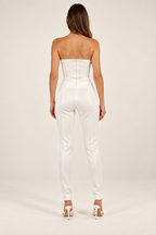 Pantalon Héra, blanc — Vue de dos