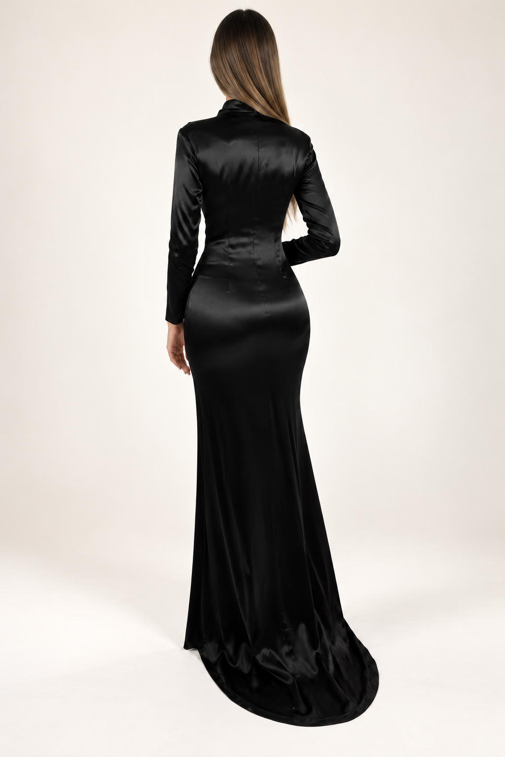 Robe Hestia, noire — Vue de dos