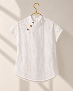 Haut Cadet blanc sur cintre