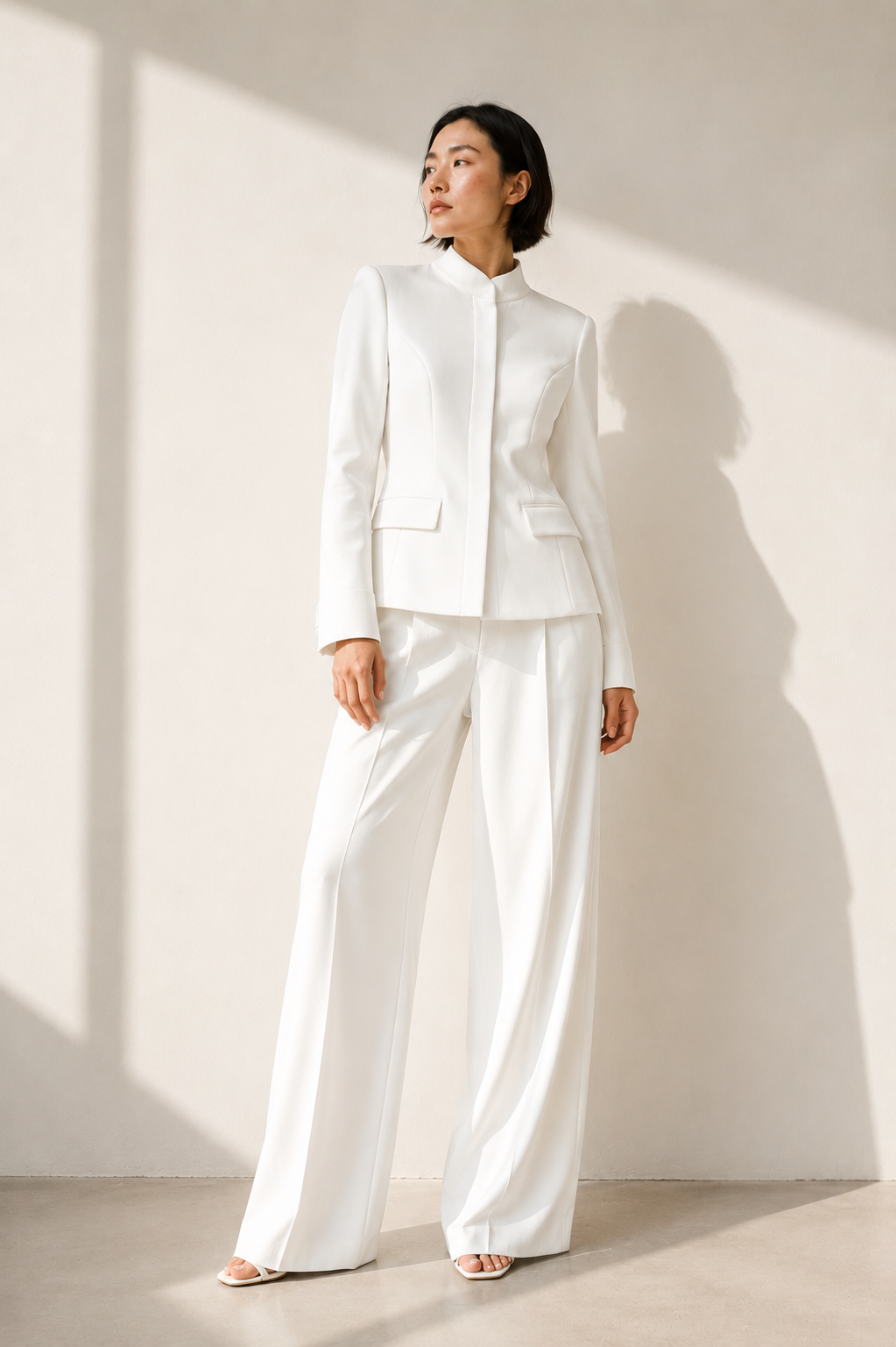 veste Passy
veste blanche femme
veste de tailleur femme
veste élégante femme
veste haut de gamme femme
veste fabriquée en France
veste made in France
veste couture femme
veste col officier
veste chic femme
veste cérémonie femme
veste mariage civil
veste minimaliste femme
veste luxe femme
veste parisienne
maison Hind Kroussa Paris

